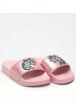Image of Lelli Kelly Girls Alexis Unicorn Slider - Pink