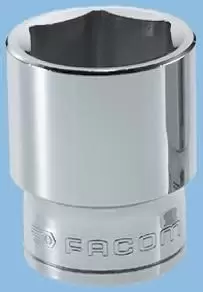 Image of Facom 25mm Hex Socket With 1/2 in Drive, Length 38 mm