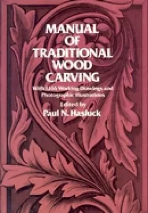 Image of manual of traditional wood carving hasluck paul n