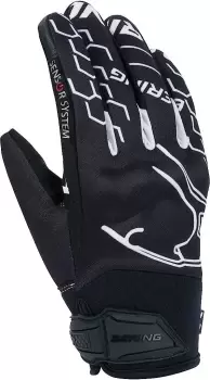 image of Bering Walshe Ladies Motorcycle Gloves, black-white, Size 2XL for Women, black-white, Size 2XL for Women