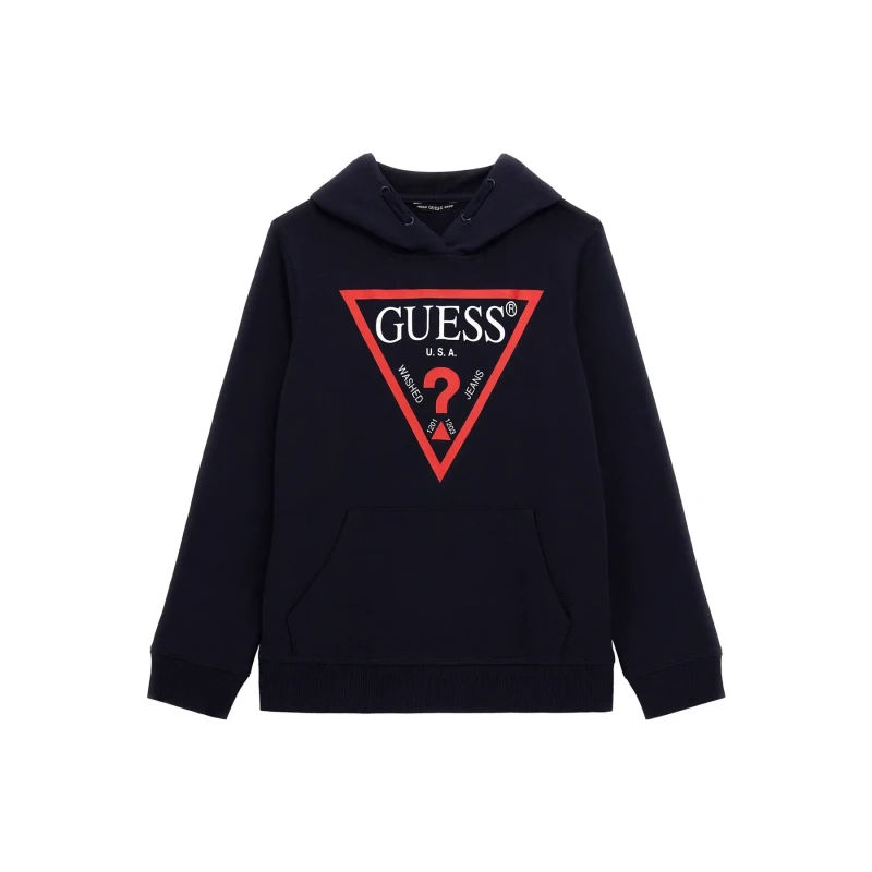 Image of Guess Child hoodie Guess Bleu Male 18 ans