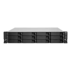 image of QNAP 12 Bay 4GB Diskless Rack NAS