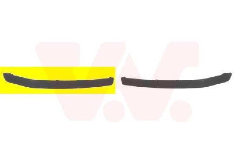 Image of VAN WEZEL Bumper cover VAN WEZEL 7625582