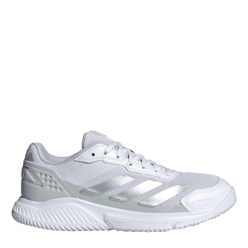 Image of Adidas Courtqck Pdel Ld63 White/Slvr Met female 4 (36.7)
