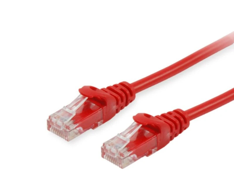 Image of Equip Cat.6 U/UTP Patch Cable. 0.25m. Red
