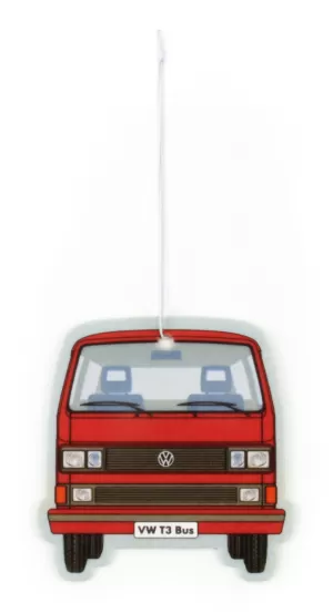 image of VanillaRed VW T3 Bus Pack Of 12 Air Freshener