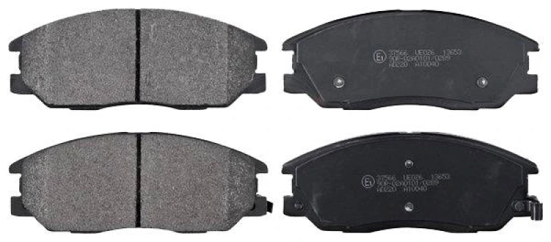 Image of A.B.S. 37566 Brake pad set with acoustic wear warning Brake Pad Set,disc brake (402)