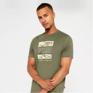 Puma LT Box Tee - Green