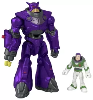 image of Disney Pixar Lightyear Imaginext Battle Blast Zurg with Buzz