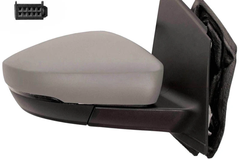 Image of PRASCO VG0237145P Wing mirror Right, Electric, Internal Adjustment, primed Outside Mirror (50)