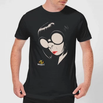 Image of Incredibles 2 Edna Mode Mens T-Shirt - Black - 3XL - Black