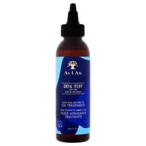Image of As I Am Dry and Itchy Scalp Care Olive and Tea Tree Oil Treatment 120ml
