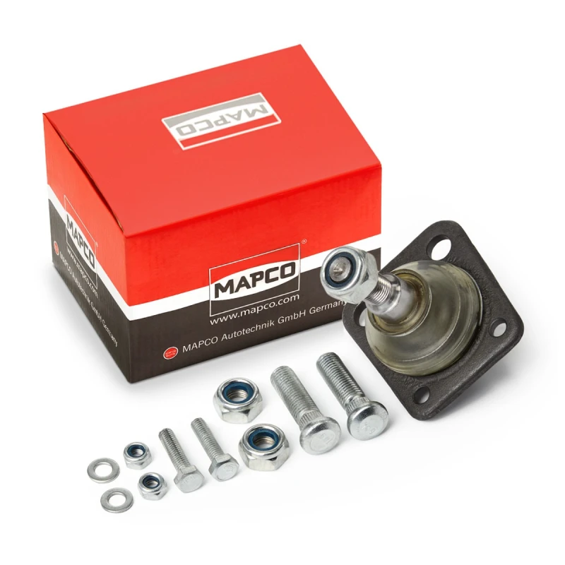 Image of MAPCO 19111 Ball joint Front Axle Right, with fastening material Support-/Steering Link (2462)