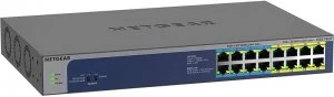 Image of Netgear GS516UP-100EUS - 16 Port - Unmanaged Gigabit Ethernet Ultra60