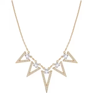 image of Ladies Swarovski Gold Plated Funk Necklace