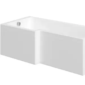 Image of 1700mm L Shaped Acrylic Bath Front Panel - Lomax