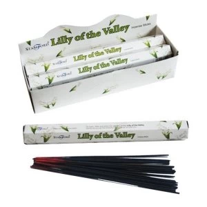 image of Lily of the Valley (Pack Of 6) Stamford Hex Incense Sticks