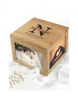 Oak Photo Keepsake Box