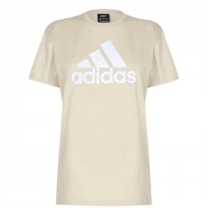 Image of adidas Zebra Logo T Shirt Womens - Savnnah Green