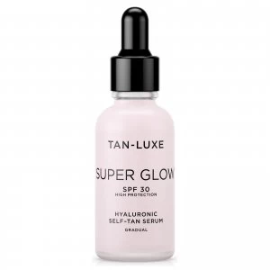 image of Tan-Luxe Super Glow SPF30 Hyaluronic Self-Tan Serum 30ml