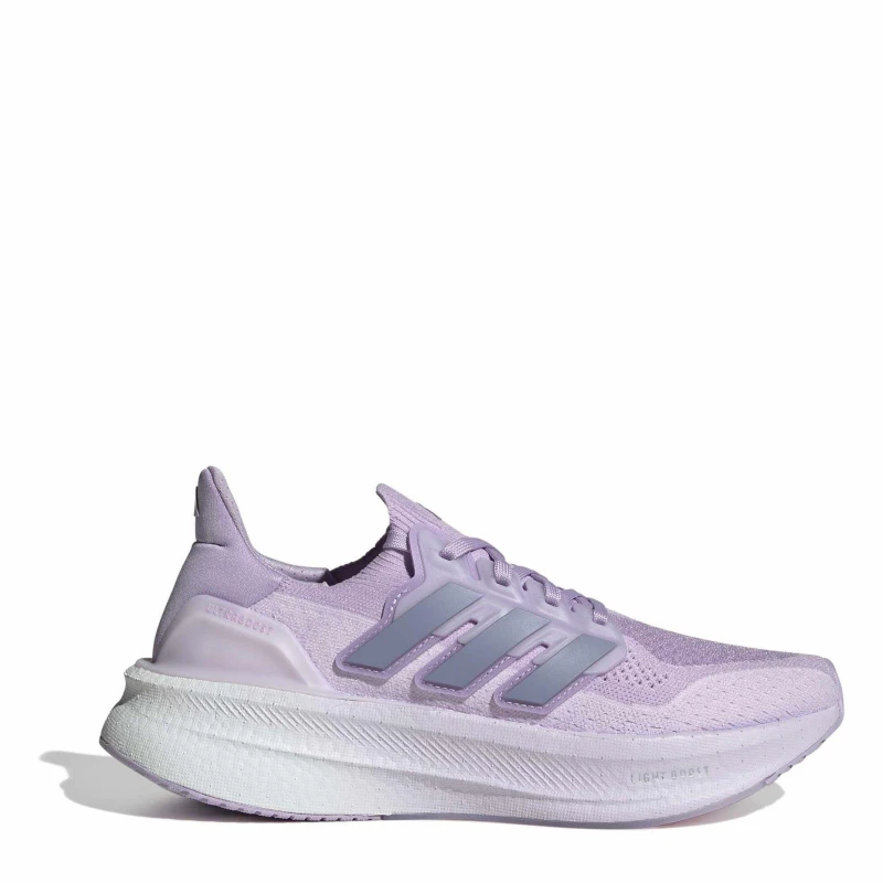 Image of adidas Ultraboost 5 Running Shoes Womens Plm/Slvr/Lav female 6 (39.3)