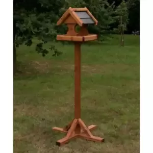 Image of Riverside Woodcraft Verwood Slate Roof Bird Table