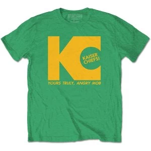 Image of Kaiser Chiefs - Yours Truly Unisex Large T-Shirt - Green
