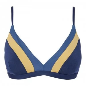 Jets Alter Scoop Bikini Top - NAVY/GOLD