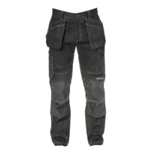 Image of Caterpillar Mens Floor Layer Flex Trouser (32L) (Black)
