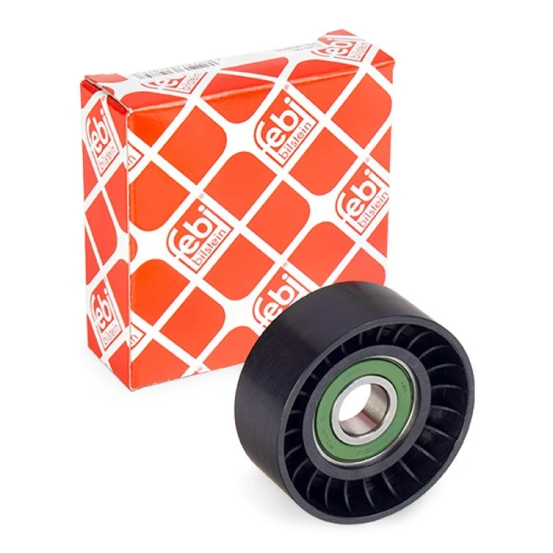 Image of FEBI BILSTEIN 31975 Tensioner Pulley Plastic Tensioner Pulley,v-ribbed belt (310)