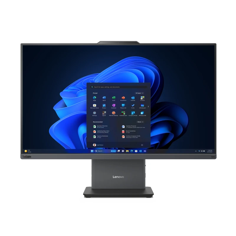 Image of Lenovo ThinkCentre neo 50a 27" Gen 5 AIO Desktop, Intel Core i7-13620H, 16GB RAM, 512GB SSD, 27" Full HD, Intel Iris Xe, Windows 11 Pro