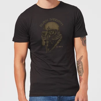 Image of Black Sabbath Never Say Die 78 Mens T-Shirt - Black - 3XL - Black