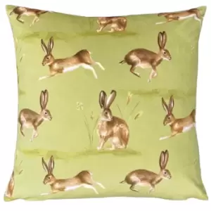 image of Riva Home CountryHares Cushion23 - Green