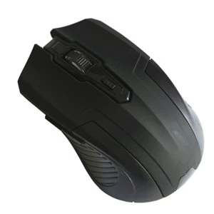 image of Evo Labs E-420 Black Wireless Full Size Optical Mouse