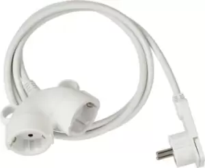 Image of Brennenstuhl 1161820225 power extension 5m 2 AC outlet(s) Indoor...
