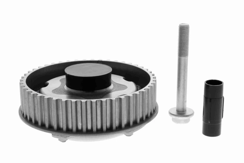 Image of VAICO V40-1281 Camshaft Adjuster Original VAICO Quality with screw, Intake Side Camshaft Adjuster (4106)