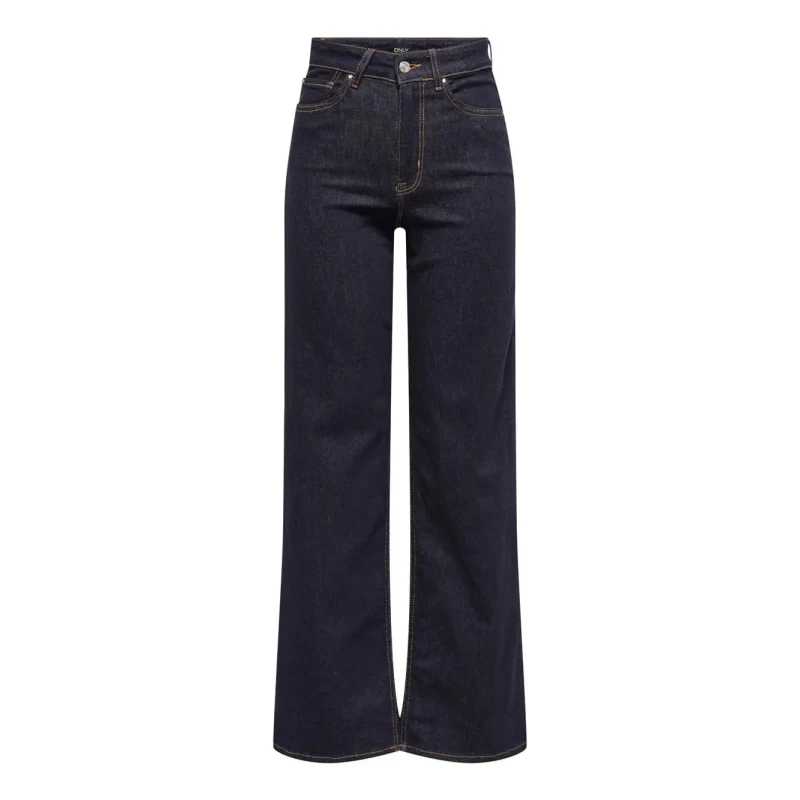 Image of Only Womens jeans Only Haut Taille a coupe large Bleu Female Lx30