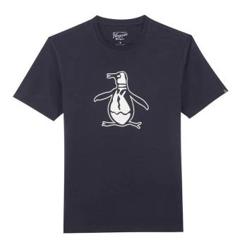 Image of Original Penguin Pete T Shirt - Blue