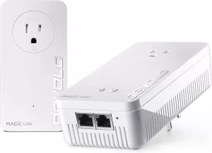 image of Devolo Mesh WiFi 2 Starter AC2400 Tri-Band Powerline Adapter Kit