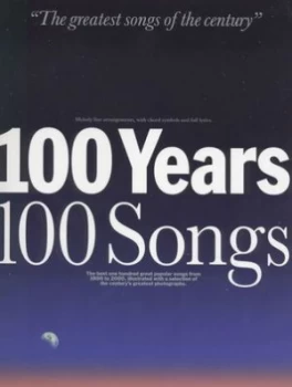 Image of 100 Years 100 Songs by Peter Evans and Philip Glassborow and Derek Jones Book