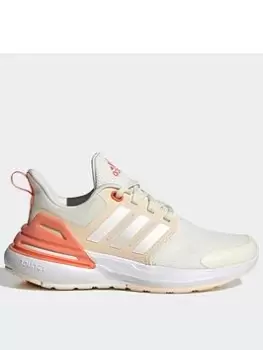 Image of adidas Rapidasport Bounce Sport Running Lace Shoes, White, Size 2 Older