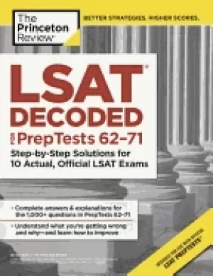 Image of lsat decoded step by step solutions for 10 actual official lsat exams