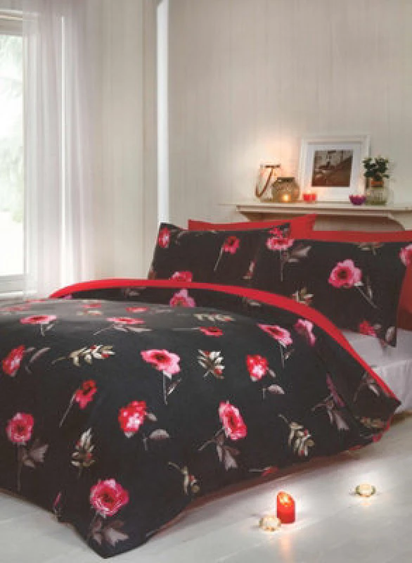 Image of Rapport Home Darcy Duvet Set With Pillowcase