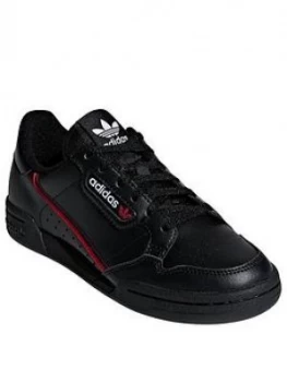 Image of Adidas Originals Continental 80 Junior Trainers - Black