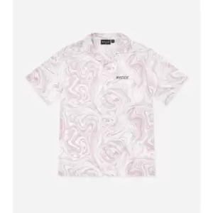 Nicce Nicce Ash Short Sleeve Shirt Mens - Pink