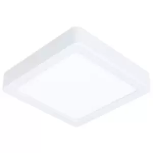 Image of Wall / Ceiling Light White 160mm Sqaure Surface Mounted 10.5W LED 3000K