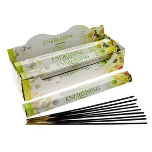 image of Energising (Pack Of 6) Stamford Hex Incense Sticks