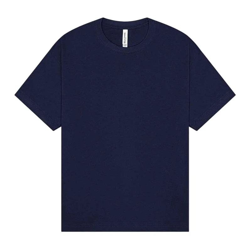 Image of Bella + Canvas Mens Heavyweight Boxy T-Shirt in Navy Size: XS Navy Male XS