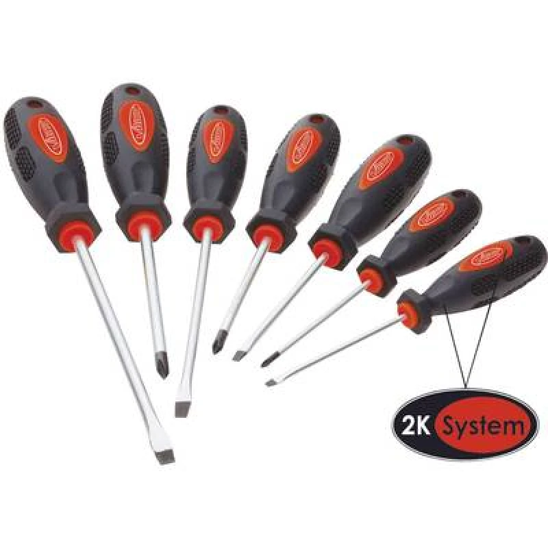 Image of Vigor Vigor Workshop Screwdriver set 7 Piece Slot, Phillips V1637