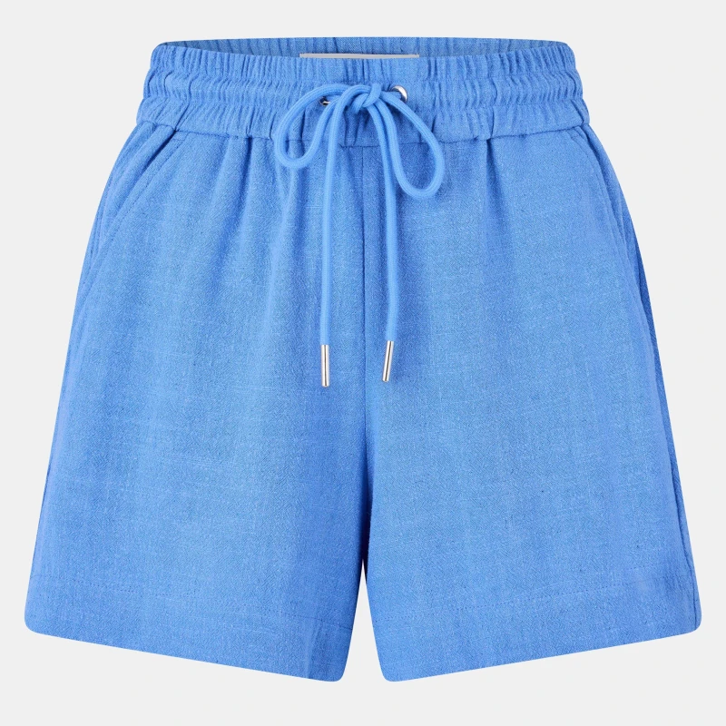 Image of Jack Wills Linen-Blend Shorts - Blue Blue 6